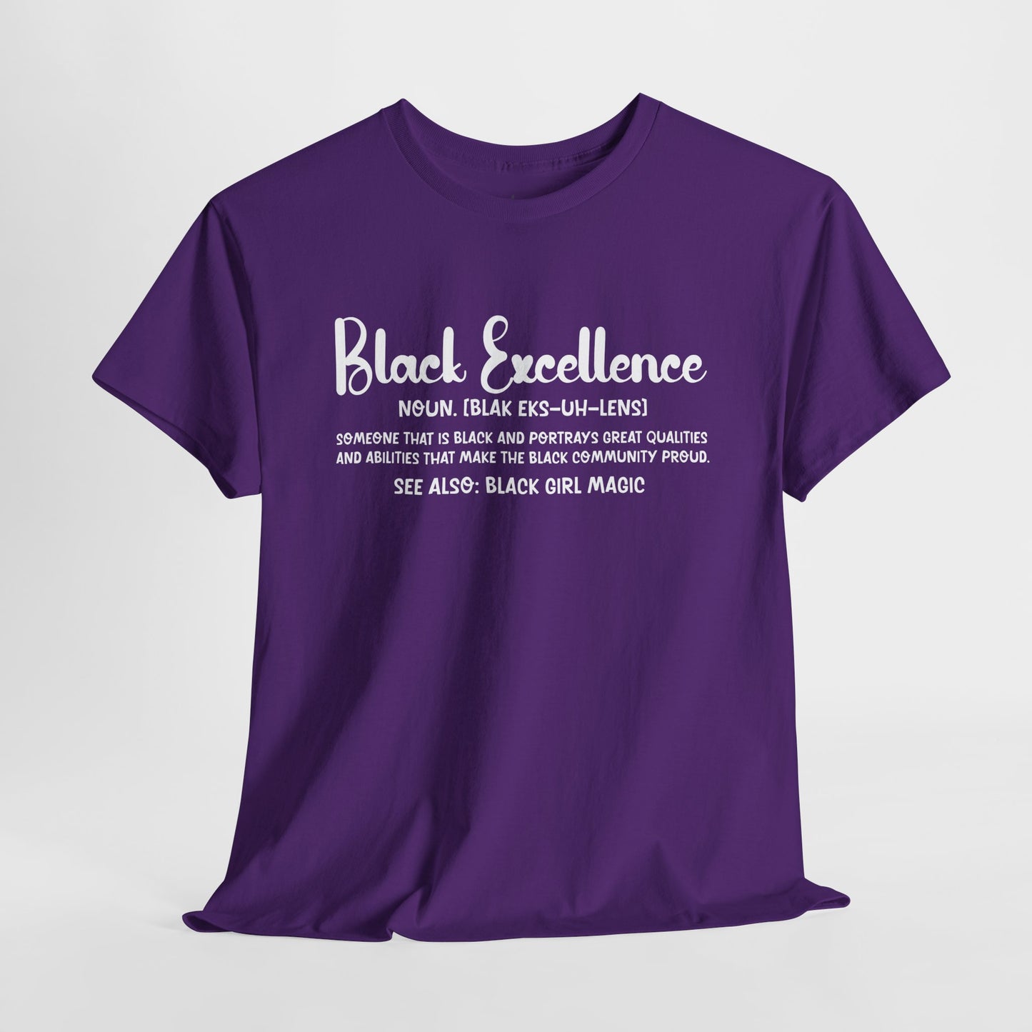 Black Excellence For Me | White Font | T-Shirt