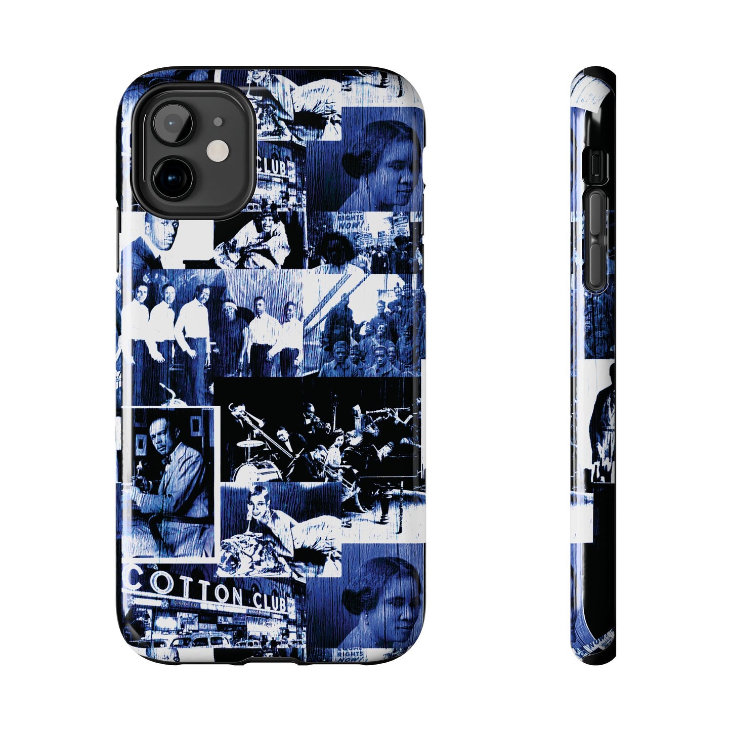 Black History 1920's Greatness (Blue) (Black Version) iIPhone Case