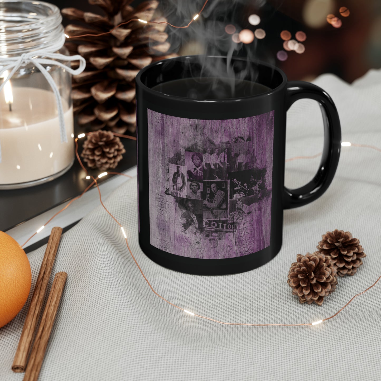 Black History Vintage Greatness (Purple) (Black Version) |Coffee & Tea Mug | 2 Sided| 11 Oz