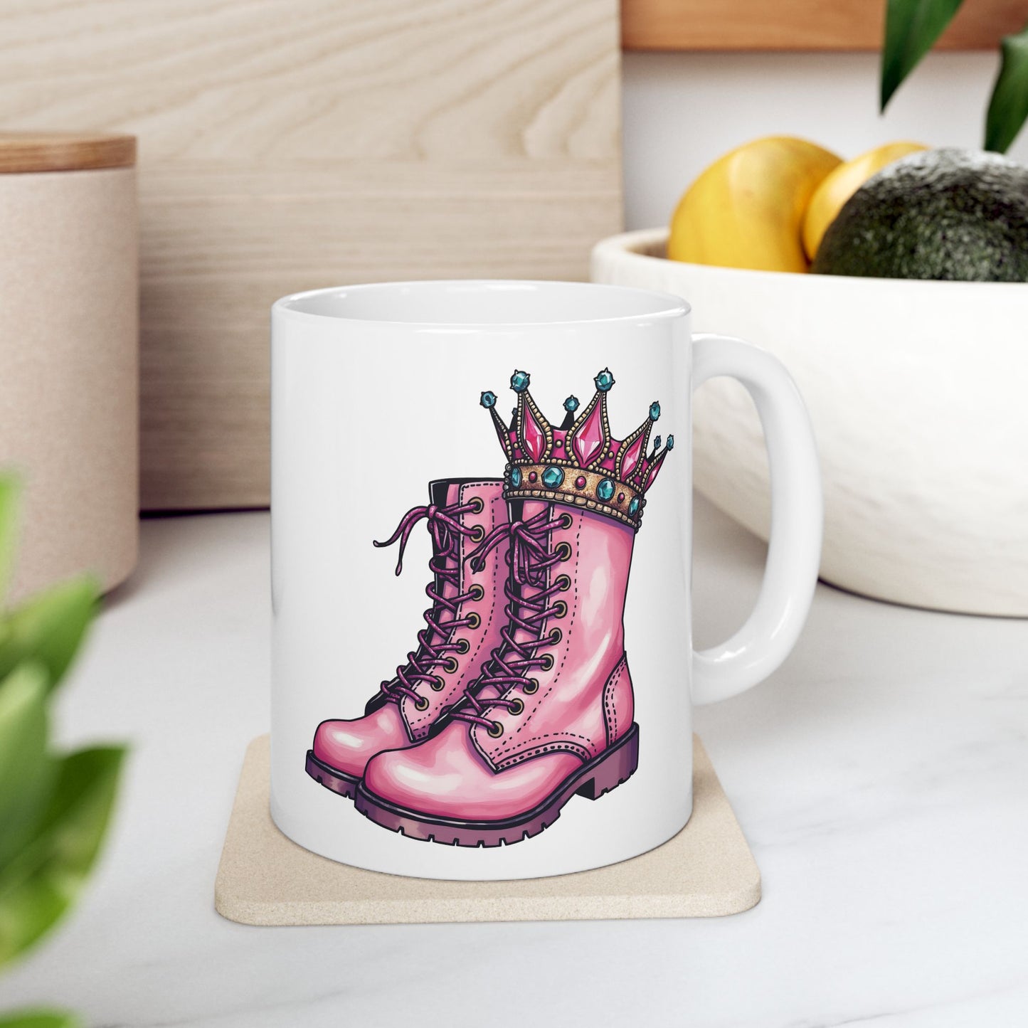 Give Cancer The Boot (Version 2) | Coffee & Tea Mug | 2-Sided Print| 11 Oz