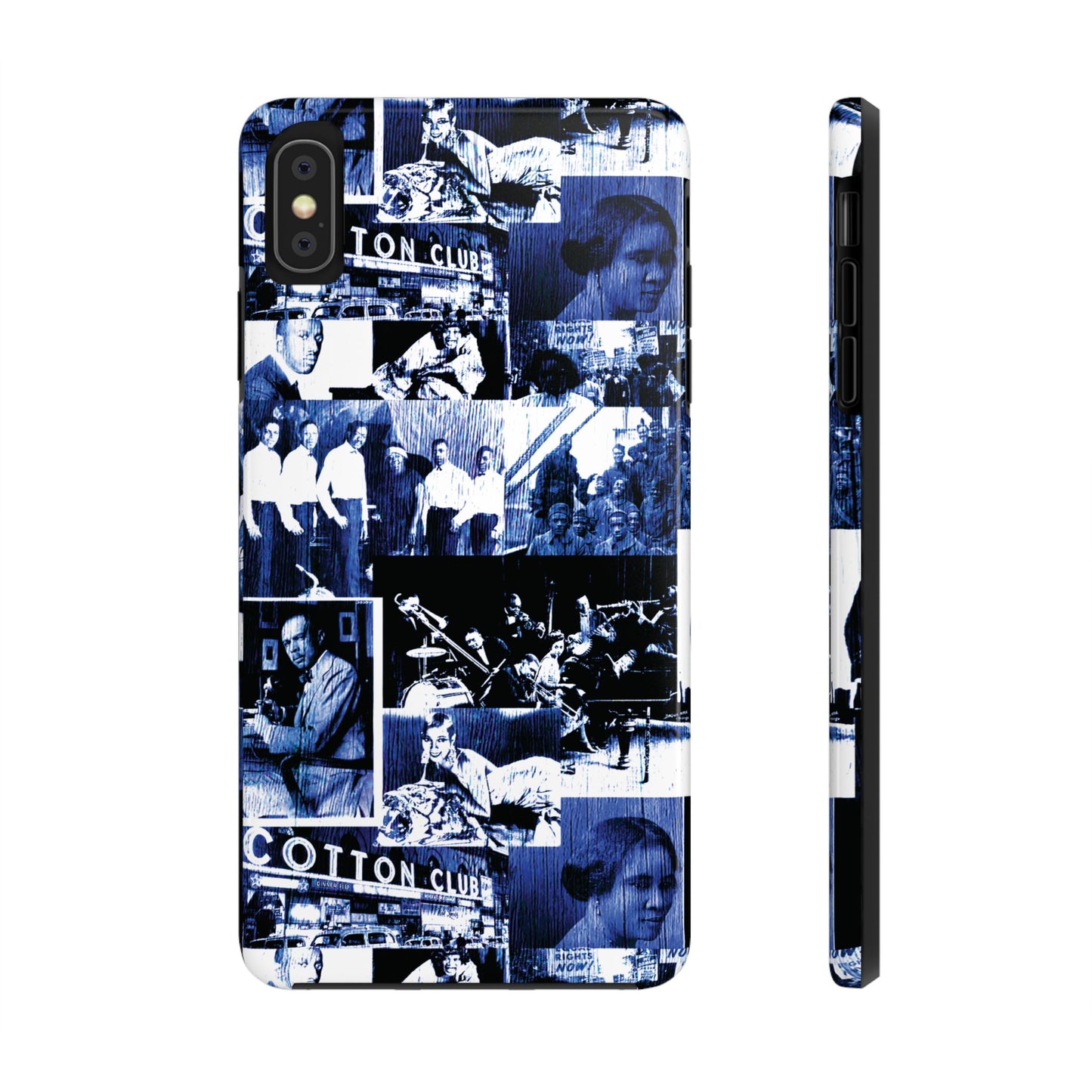 Black History 1920's Greatness (Blue) (Black Version) iIPhone Case