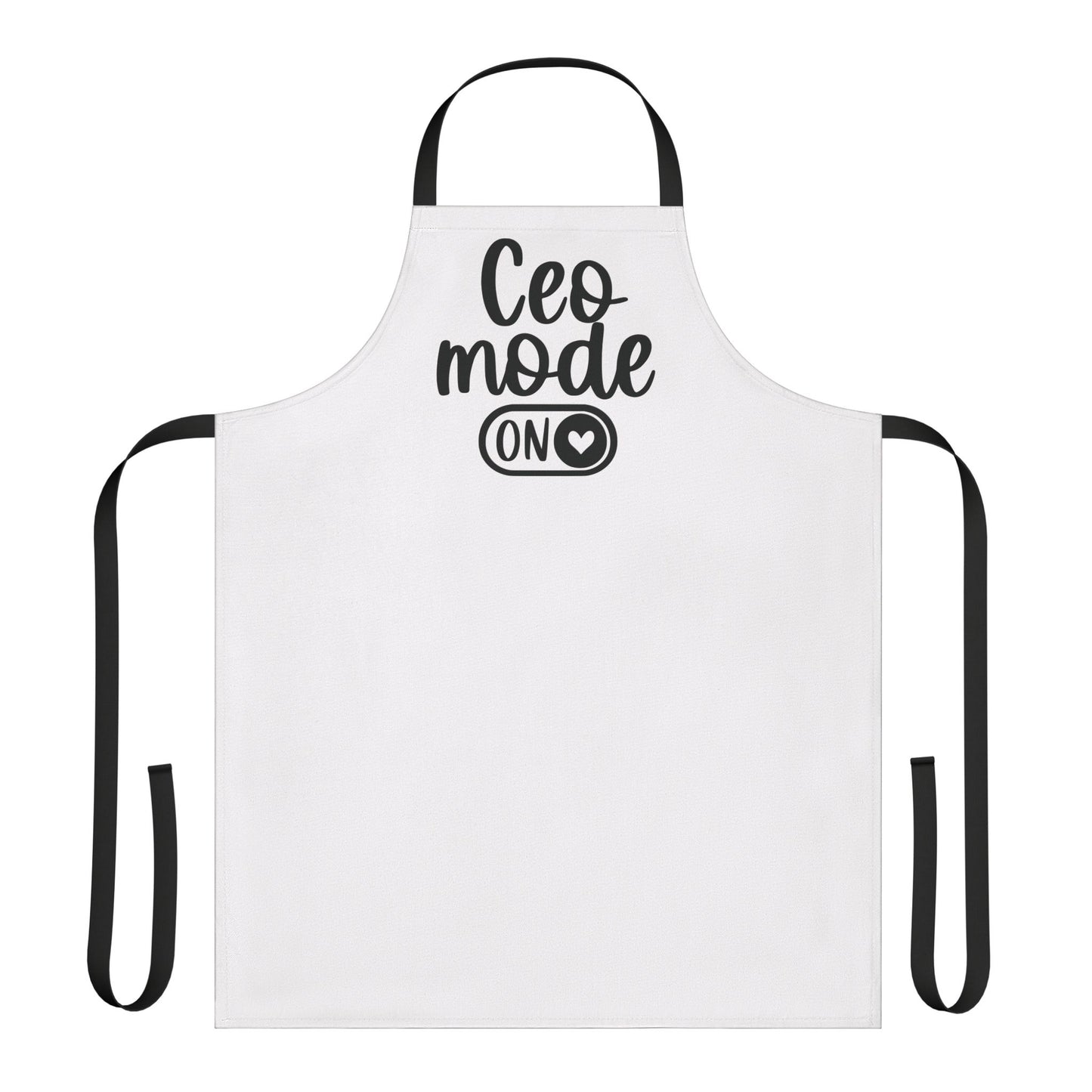 CEO Mode |Apron| White | Black Strap
