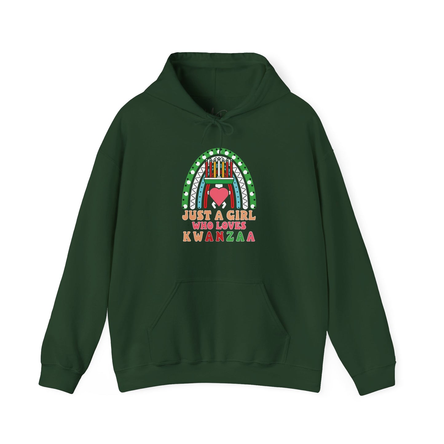 Just A Girl Who Loves Kwanza | Version 1| Hooded Sweatshirt