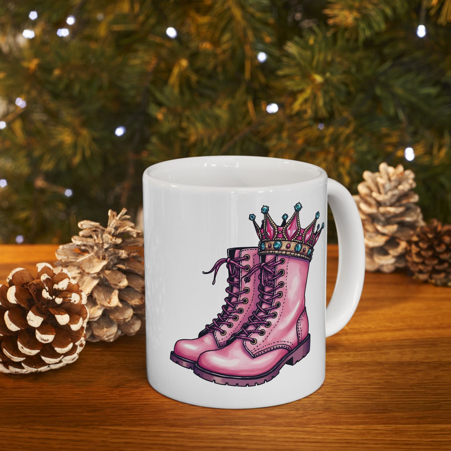 Boots: Kick Cancer| Coffee & Tea Mug | 2-Sided Print| 11 Oz