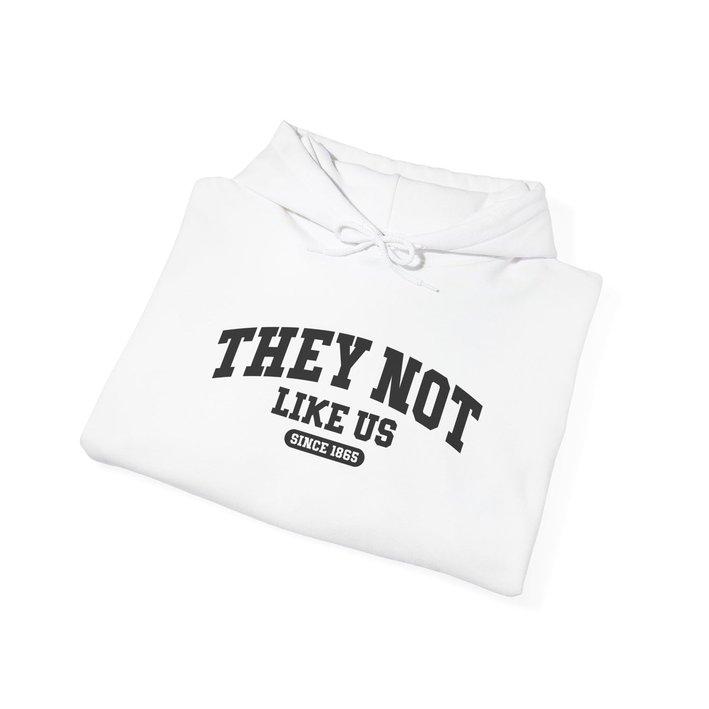 They Not Like Us| Version 2| Black Font |Hooded Sweatshirt