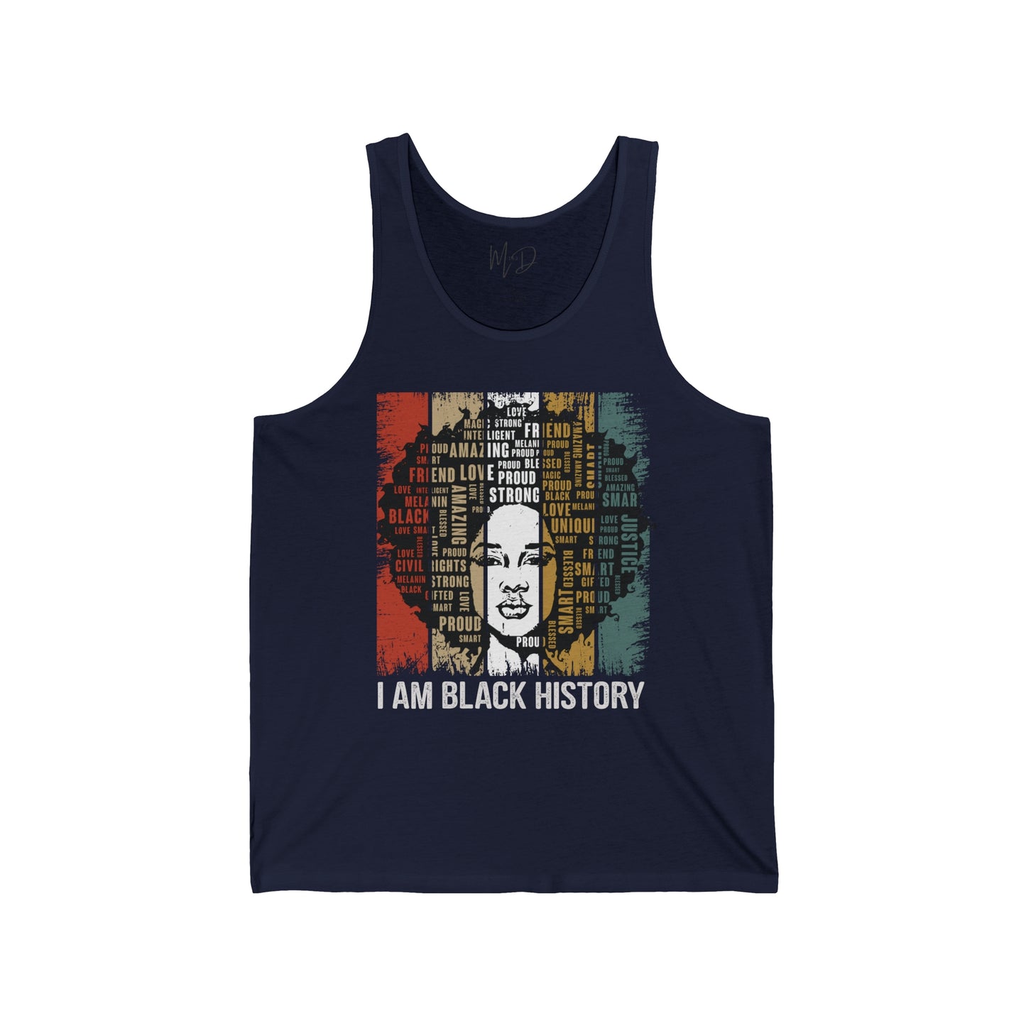 I Am Black History T-Shirt. Tank Top Unisex