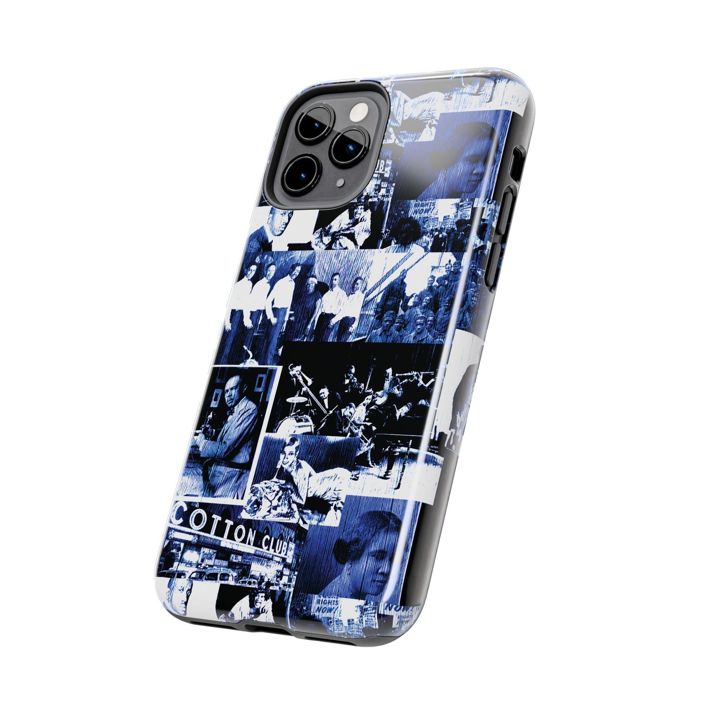 Black History 1920's Greatness (Blue) (Black Version) iIPhone Case
