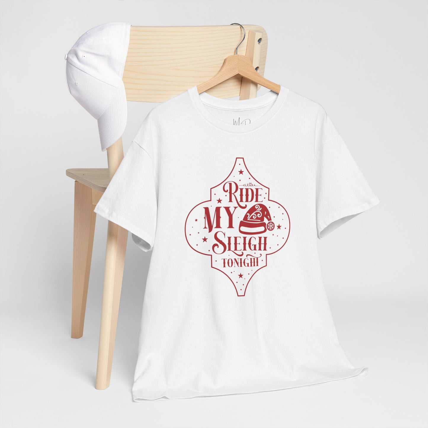 Ride My Sleigh Tonight | T-Shirt | Red Print