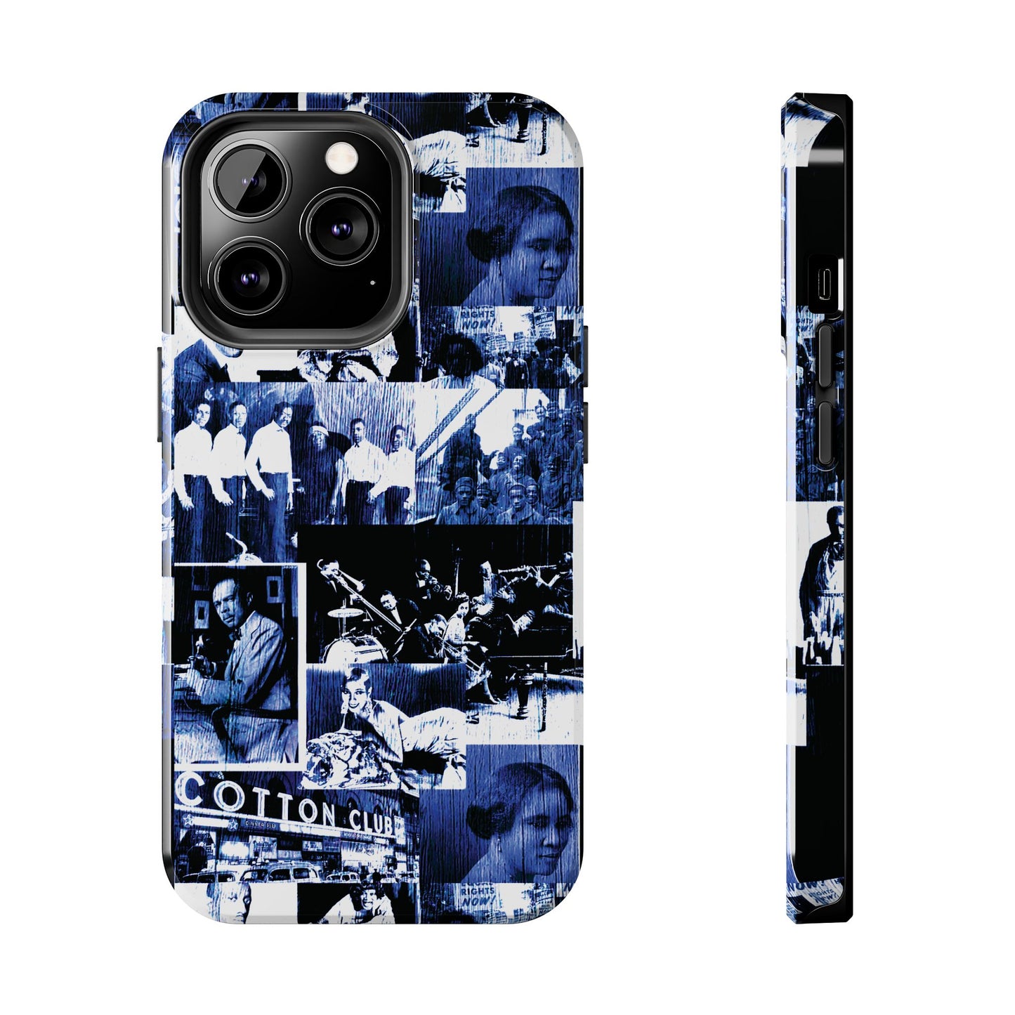 Black History 1920's Greatness (Blue) (Black Version) iIPhone Case