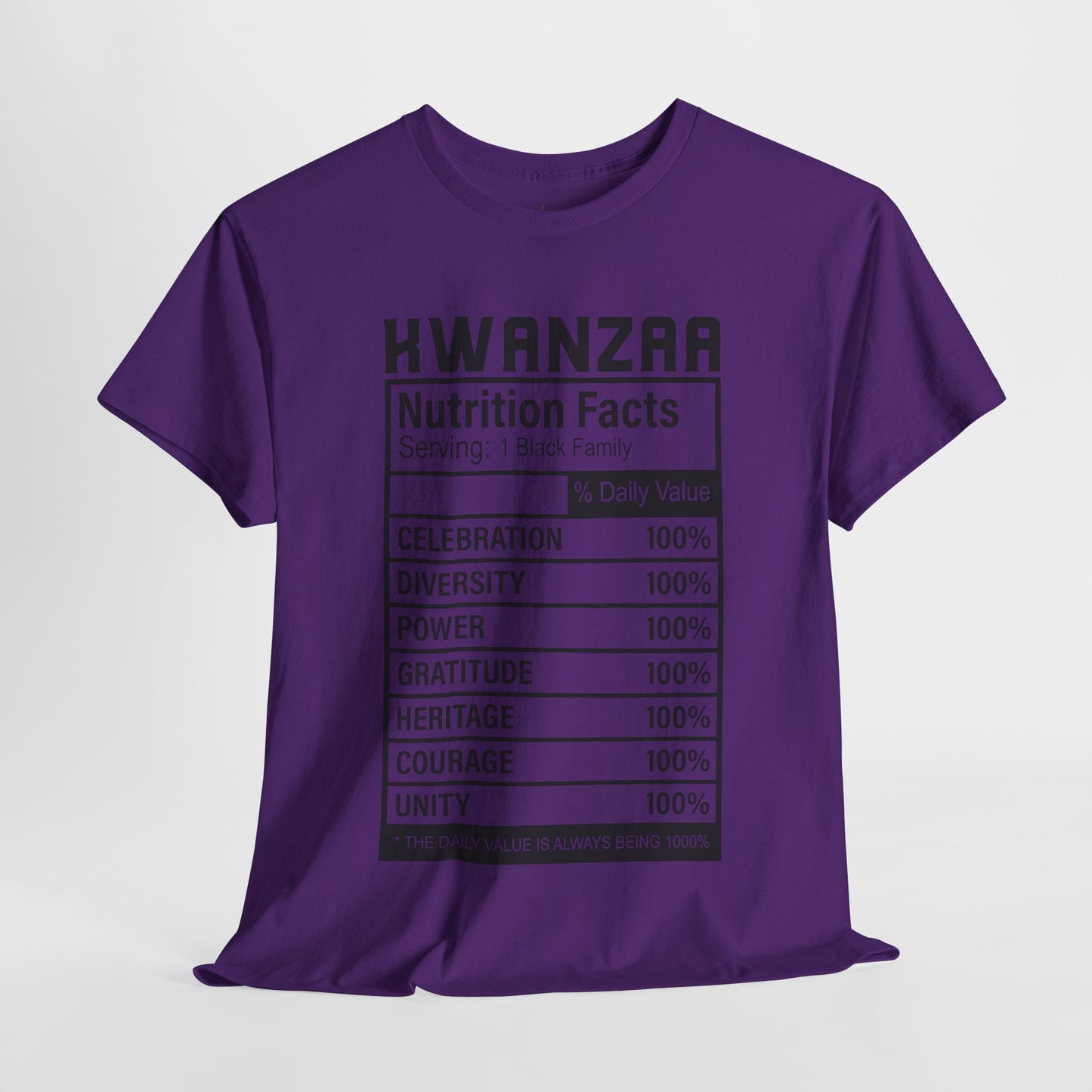 Kwanza Nutritional Facts | T-Shirt