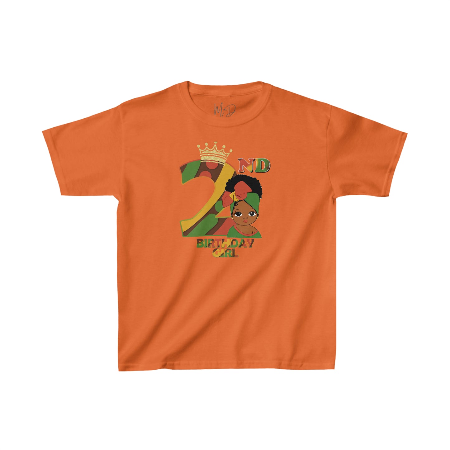 2nd Princess Birthday Girl (Solid) Juneteenth T-Shirt
