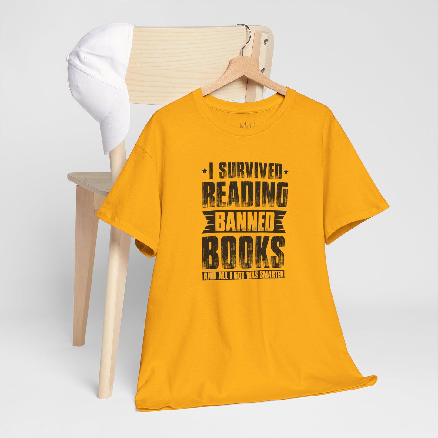 I Survived Reading Banned Books |T-Shirt| Black