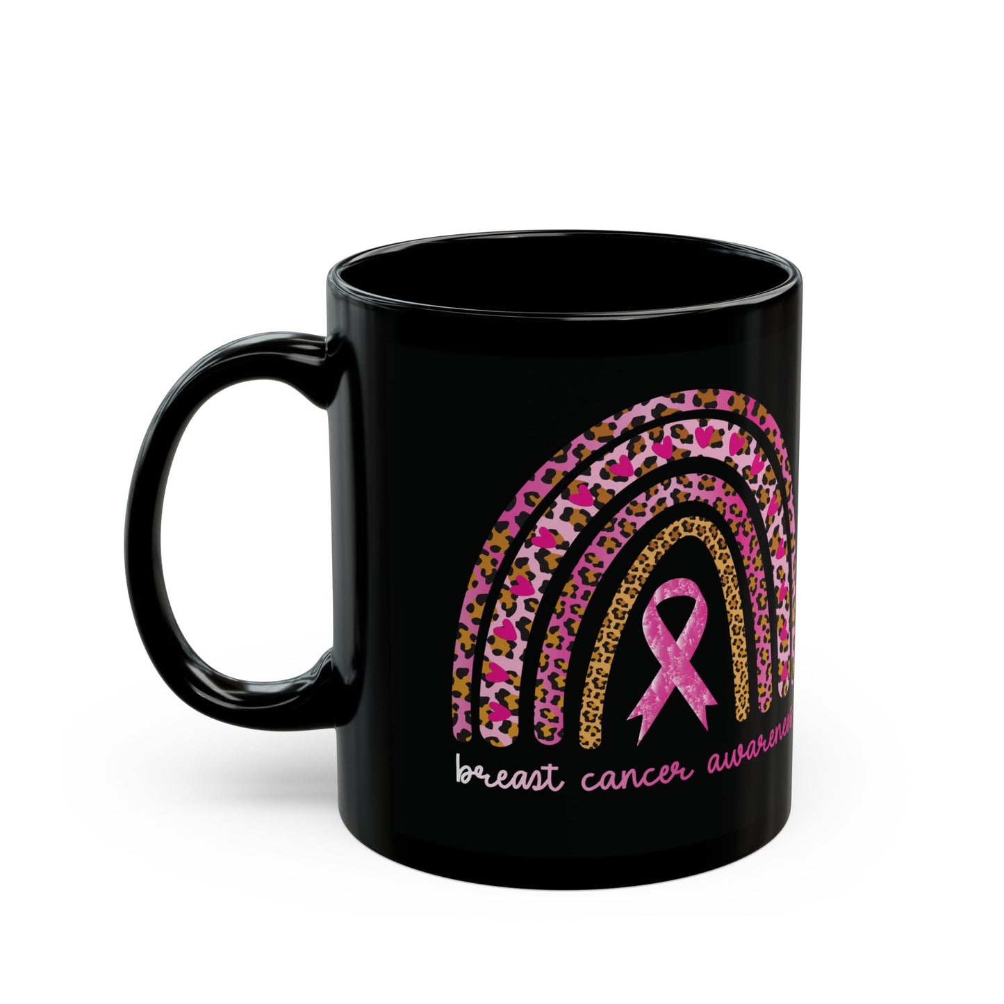 Breast Cancer Awareness (Black Version) | Coffee & Tea Mug | 2-Sided Print| 11 Oz