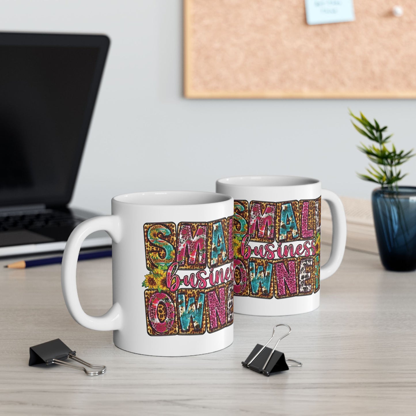 Small Business Owner | Version 2 | 11oz or 15 oz Mug| White