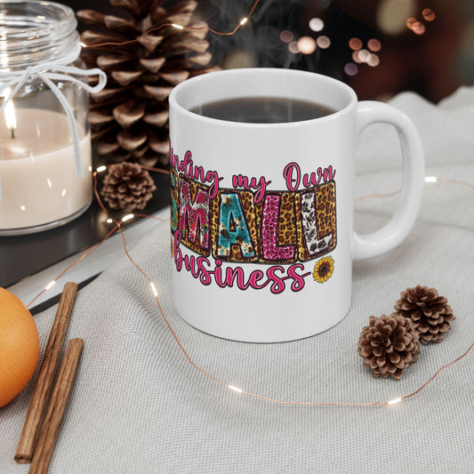 Minding My Black Owned Business | Version 3 | 11oz Mug| Black