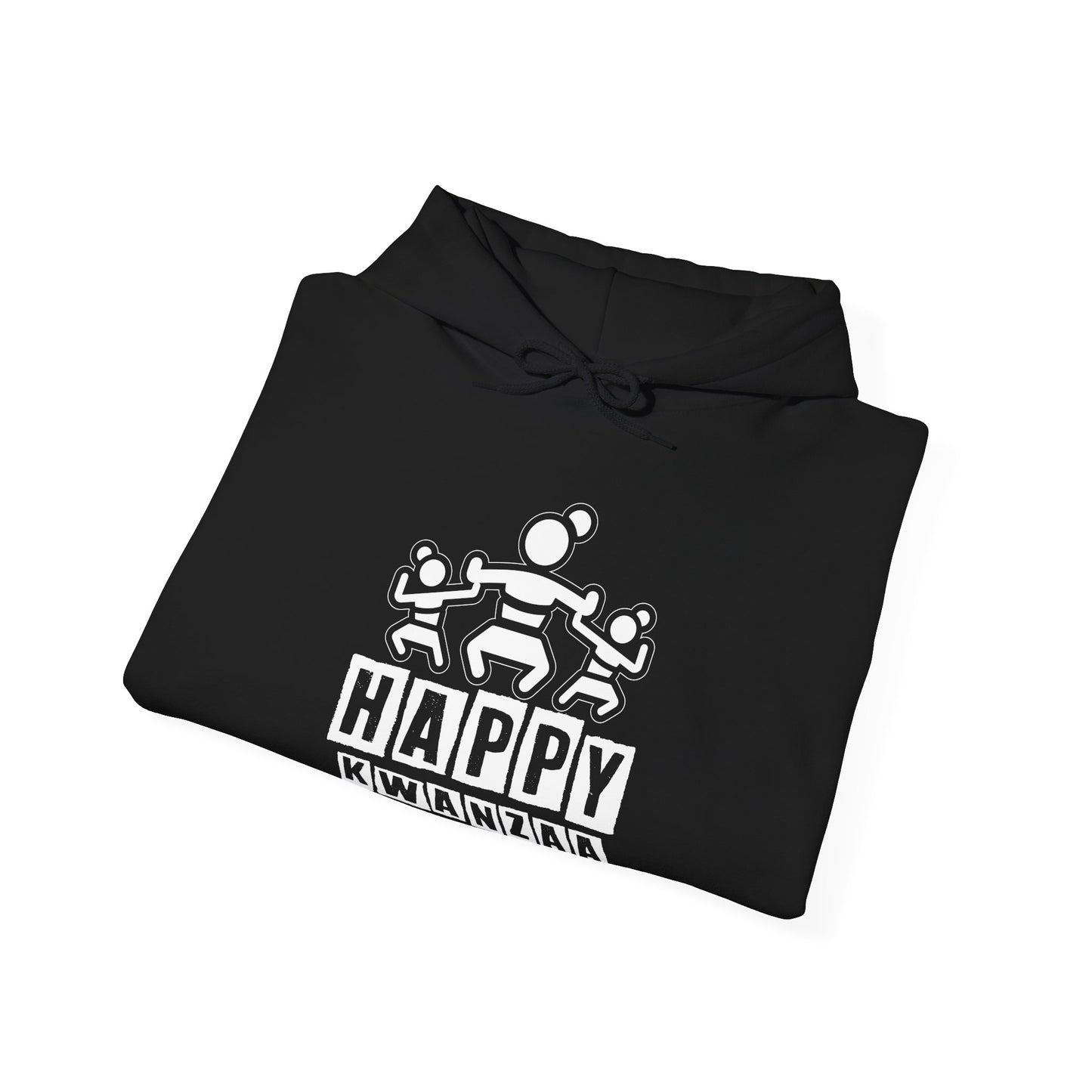Happy Kwanza Squad | Version 1|White Font| Hooded Sweatshirt