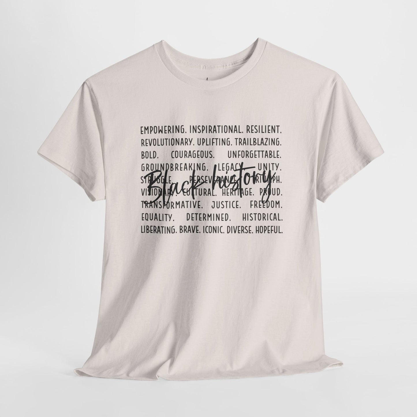 Black History - Empowerment | Black Font | T-Shirt