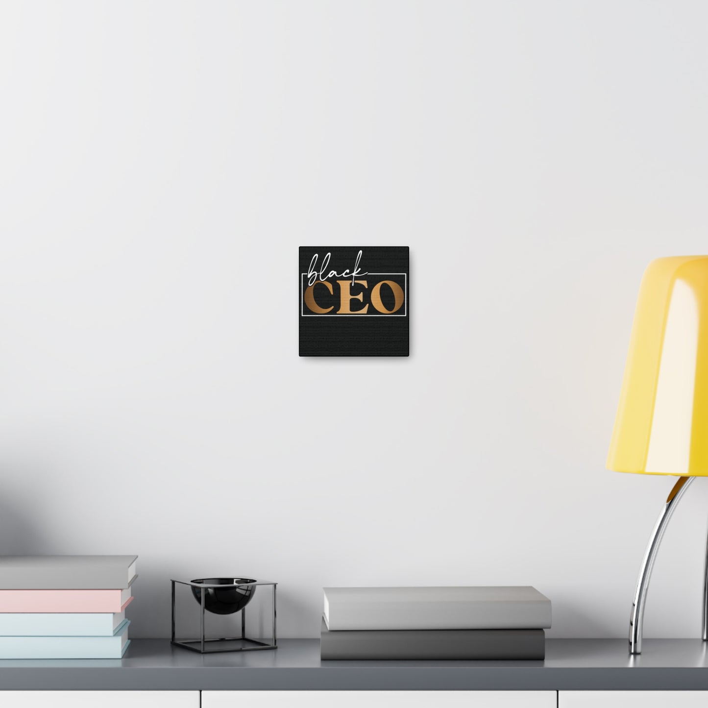 Black CEO | Canvas Gallery Wrap | Black Background