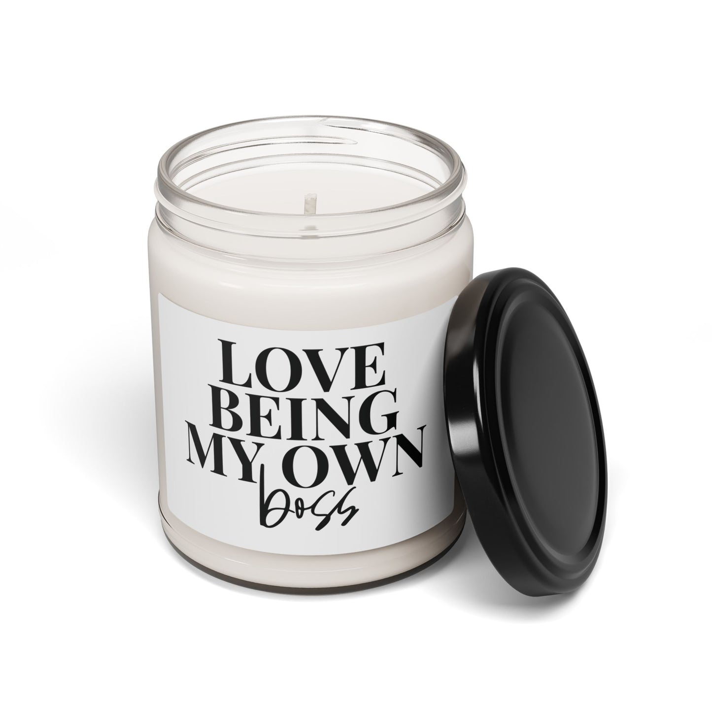Love Being My Own Boss| Candle | White Label |9 Oz