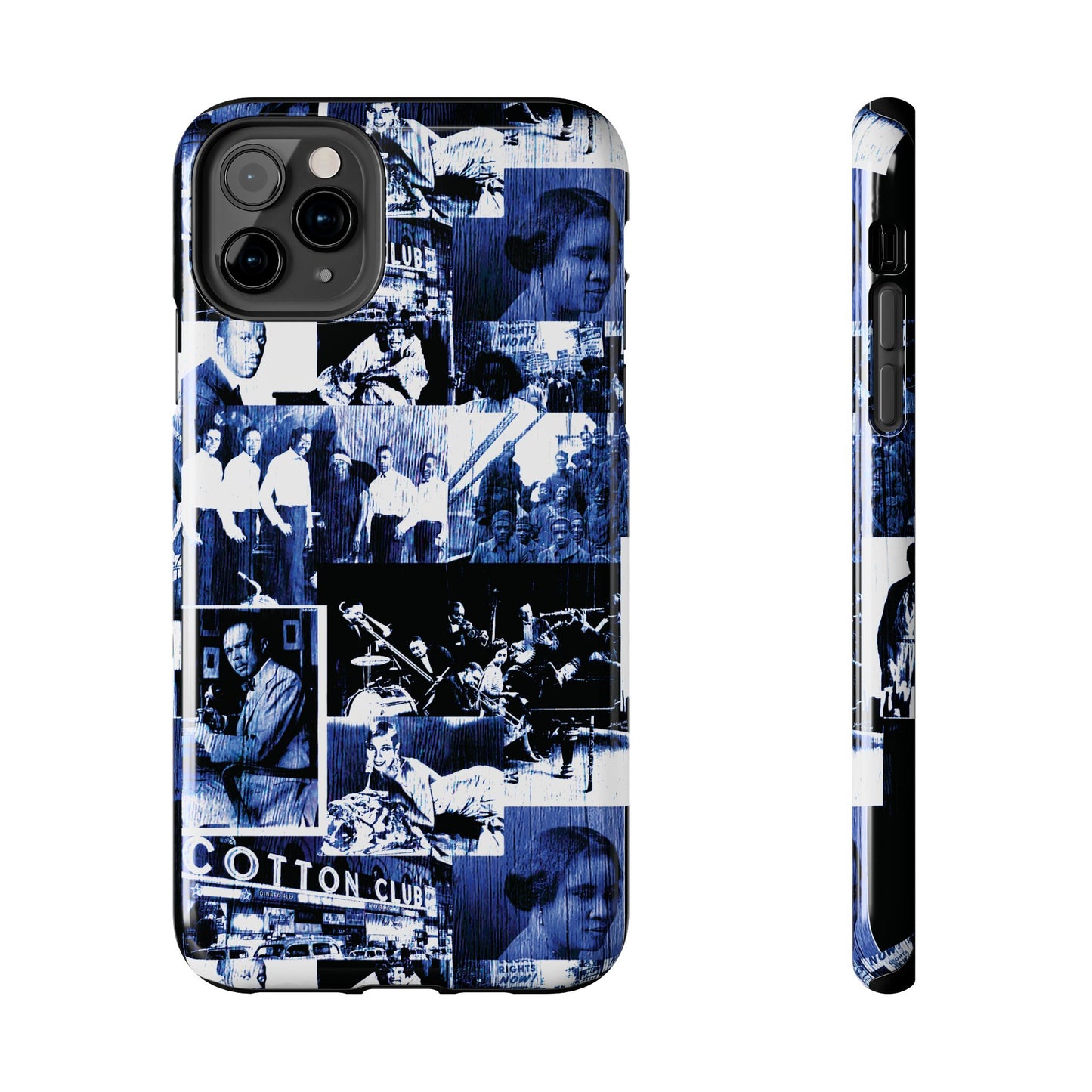 Black History 1920's Greatness (Blue) (Black Version) iIPhone Case