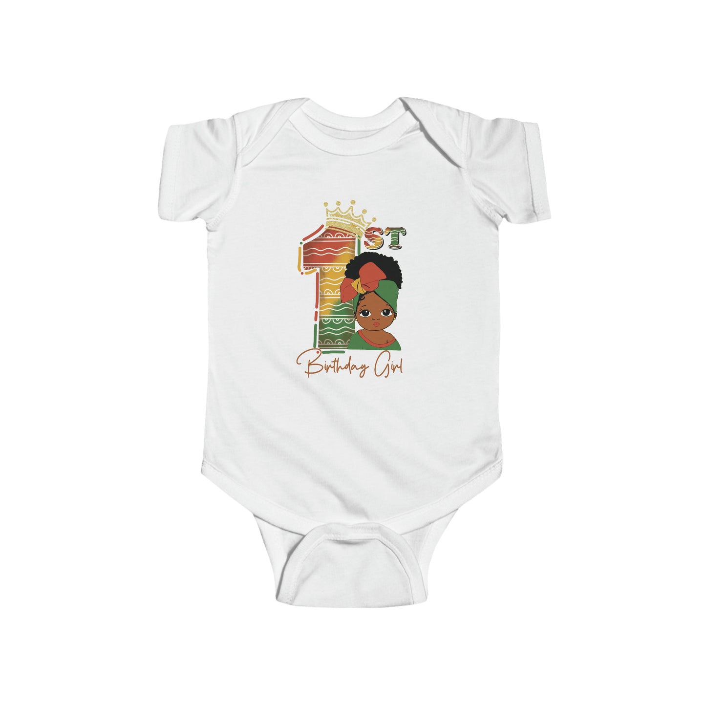 1st Juneteenth Crown Birthday Infant Bodysuit