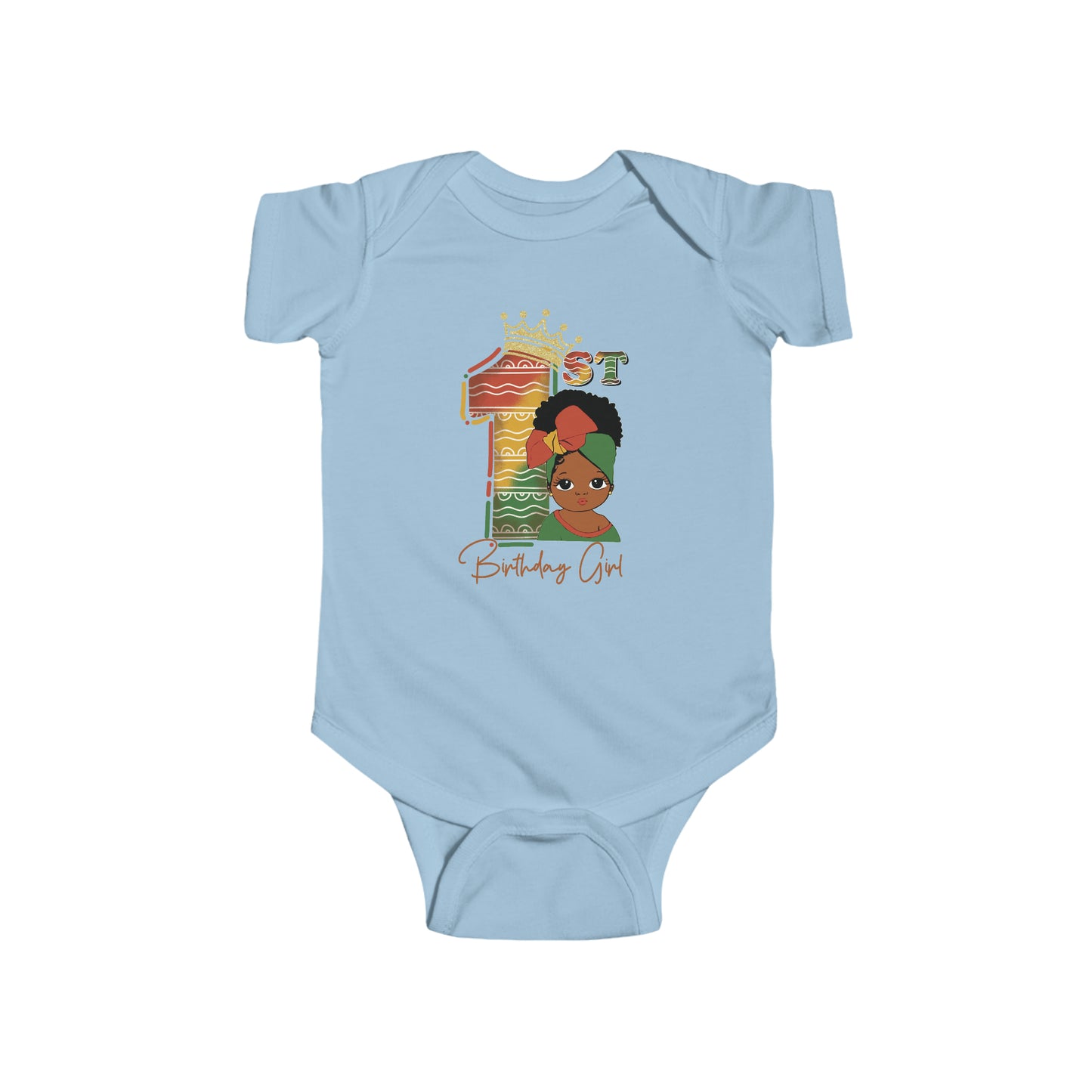 1st Juneteenth Crown Birthday Infant Bodysuit