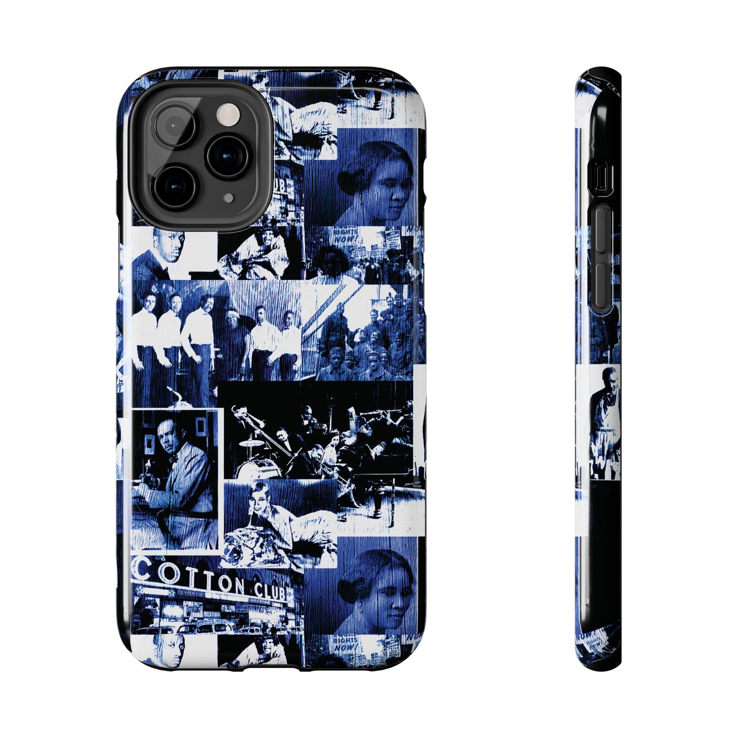 Black History 1920's Greatness (Blue) (Black Version) iIPhone Case