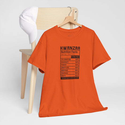 Kwanza Nutritional Facts | T-Shirt