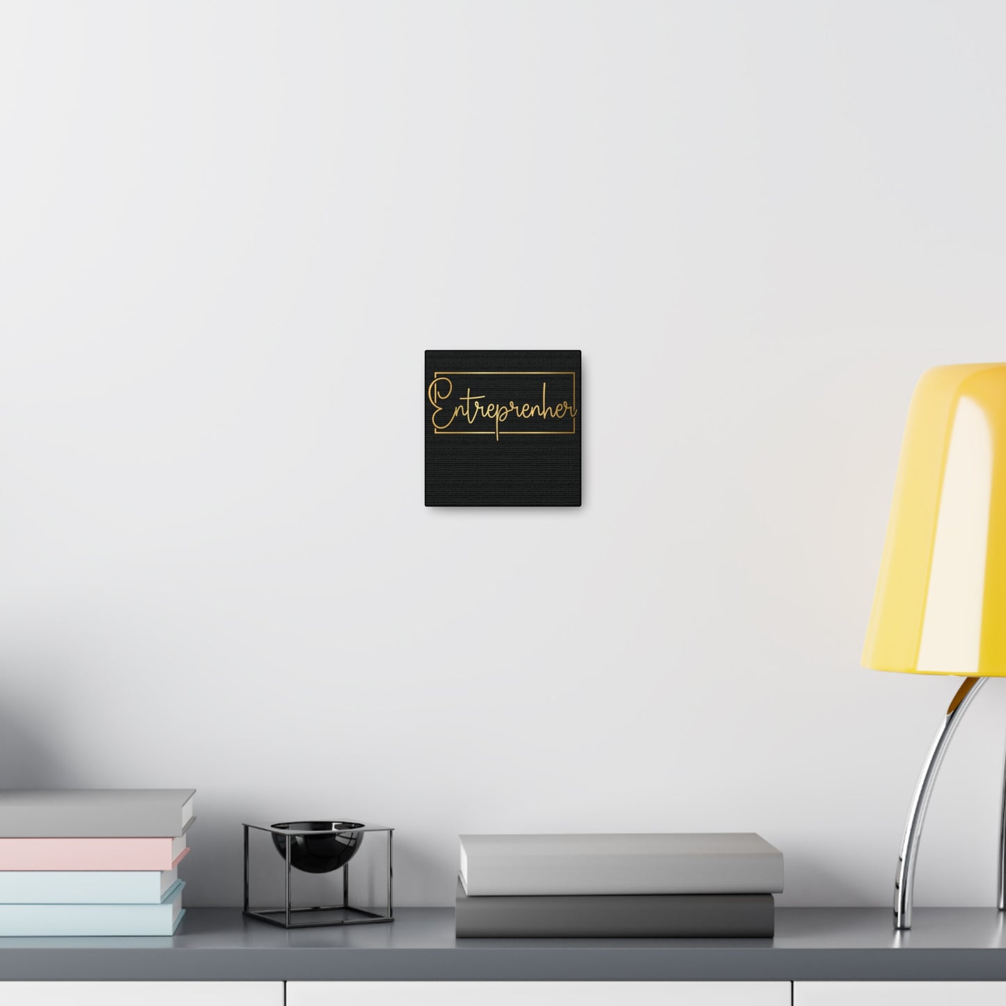 Entrepreneur | Canvas Gallery Wrap | Black Background