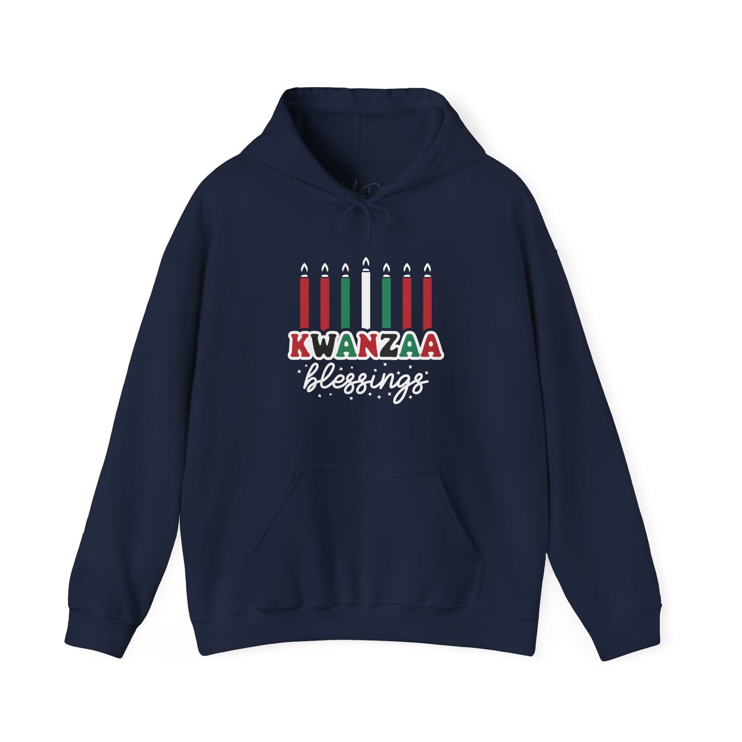 Kwanza Blessings | Version 1|Hooded Sweatshirt