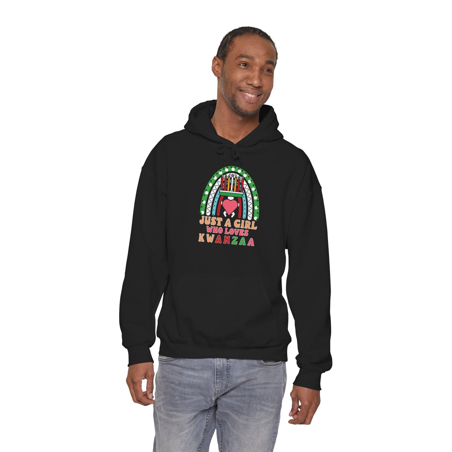 Just A Girl Who Loves Kwanza | Version 1| Hooded Sweatshirt