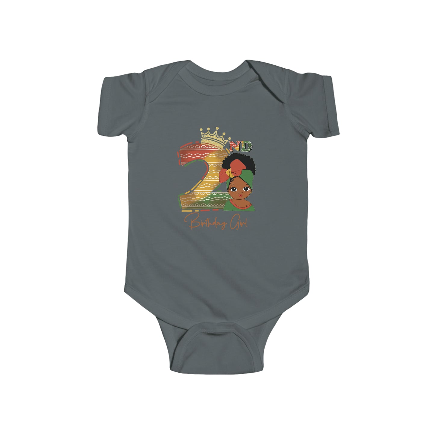2nd Juneteenth Crown Birthday Infant Bodysuit