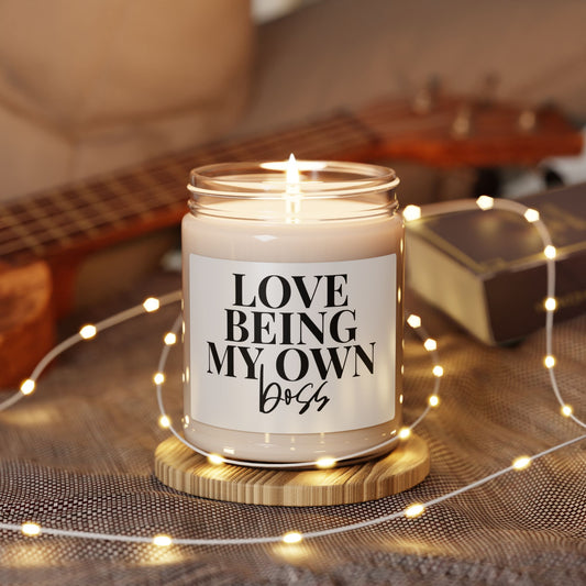 Love Being My Own Boss| Candle | White Label |9 Oz