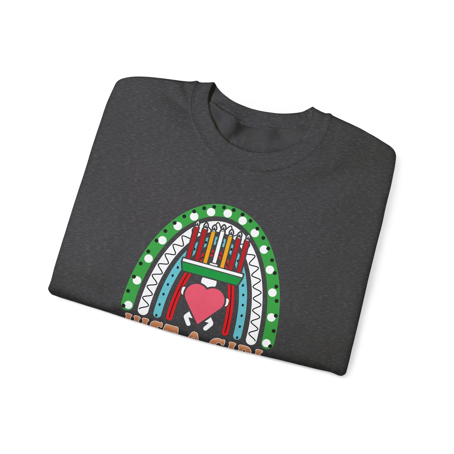 Just A Girl Who Loves Kwanza | Version 1| Crewneck Sweatshirt