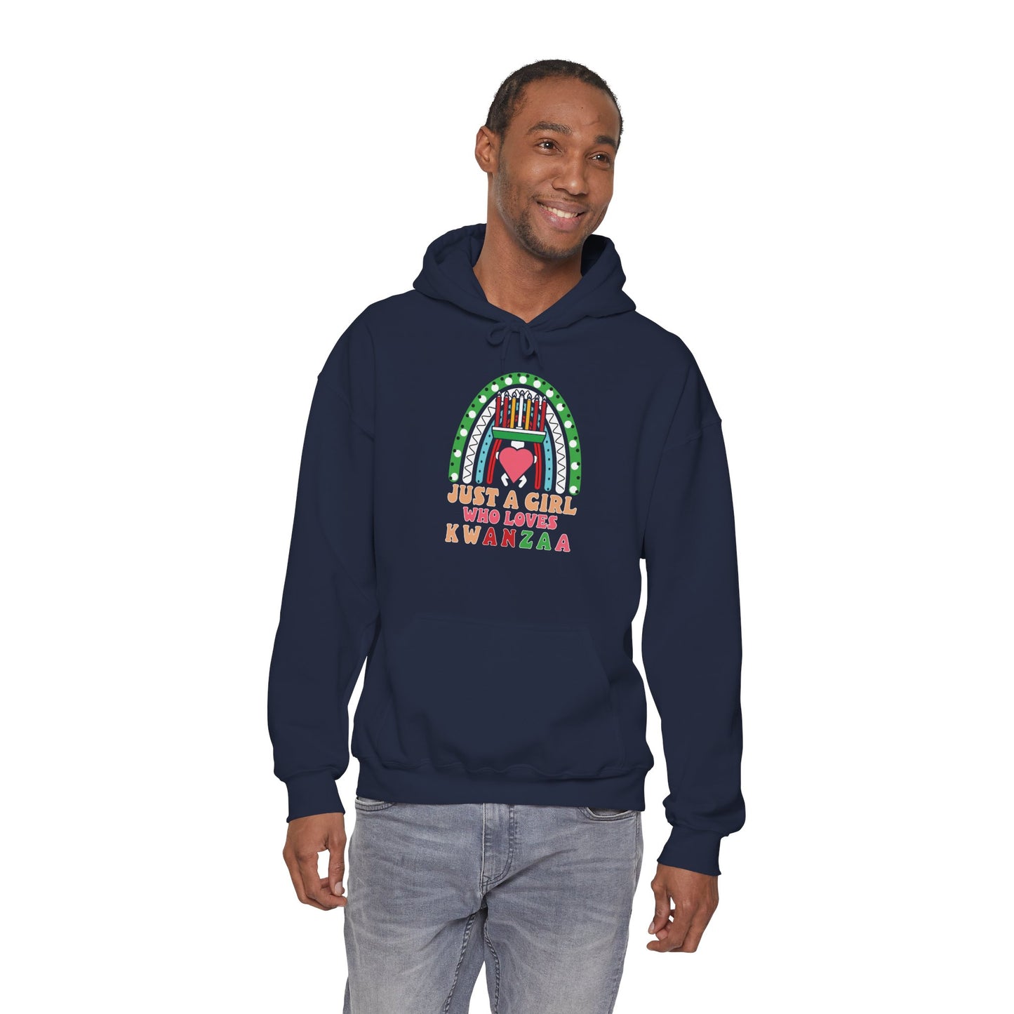 Just A Girl Who Loves Kwanza | Version 1| Hooded Sweatshirt