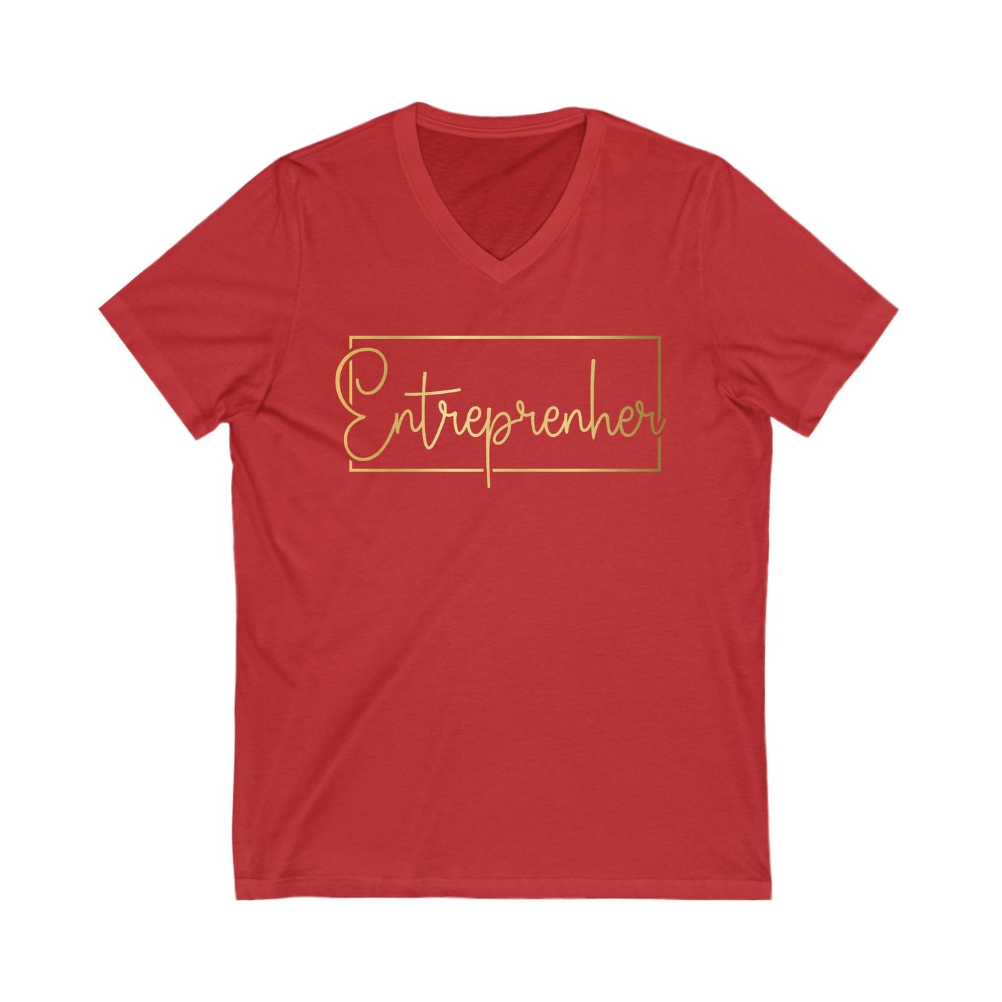 Entrepreneurship | Short Sleeve V-Neck Tee (Unisex)