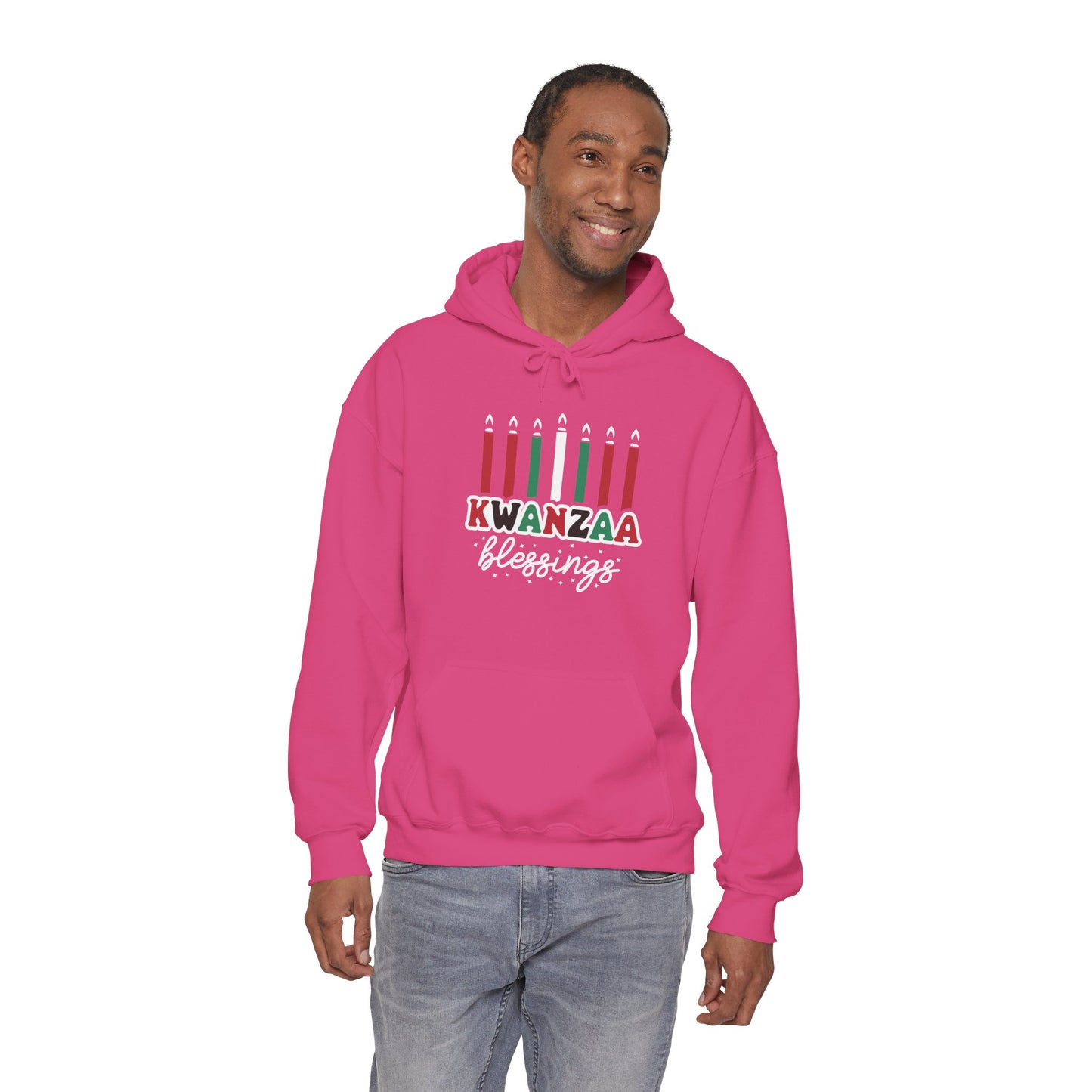 Kwanza Blessings | Version 1|Hooded Sweatshirt