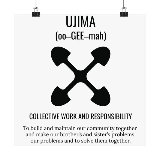 Ujima (Day 3) | Vertical Poster |White|