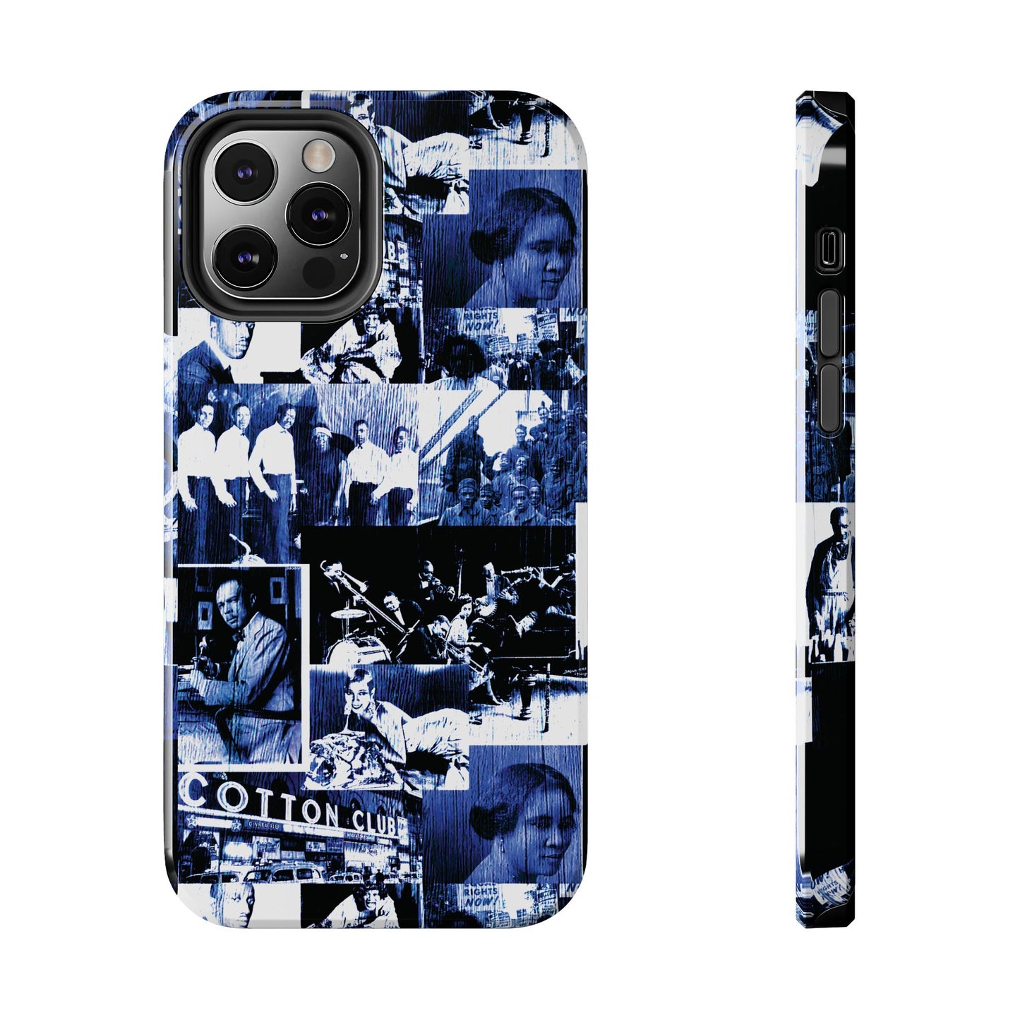 Black History 1920's Greatness (Blue) (Black Version) iIPhone Case