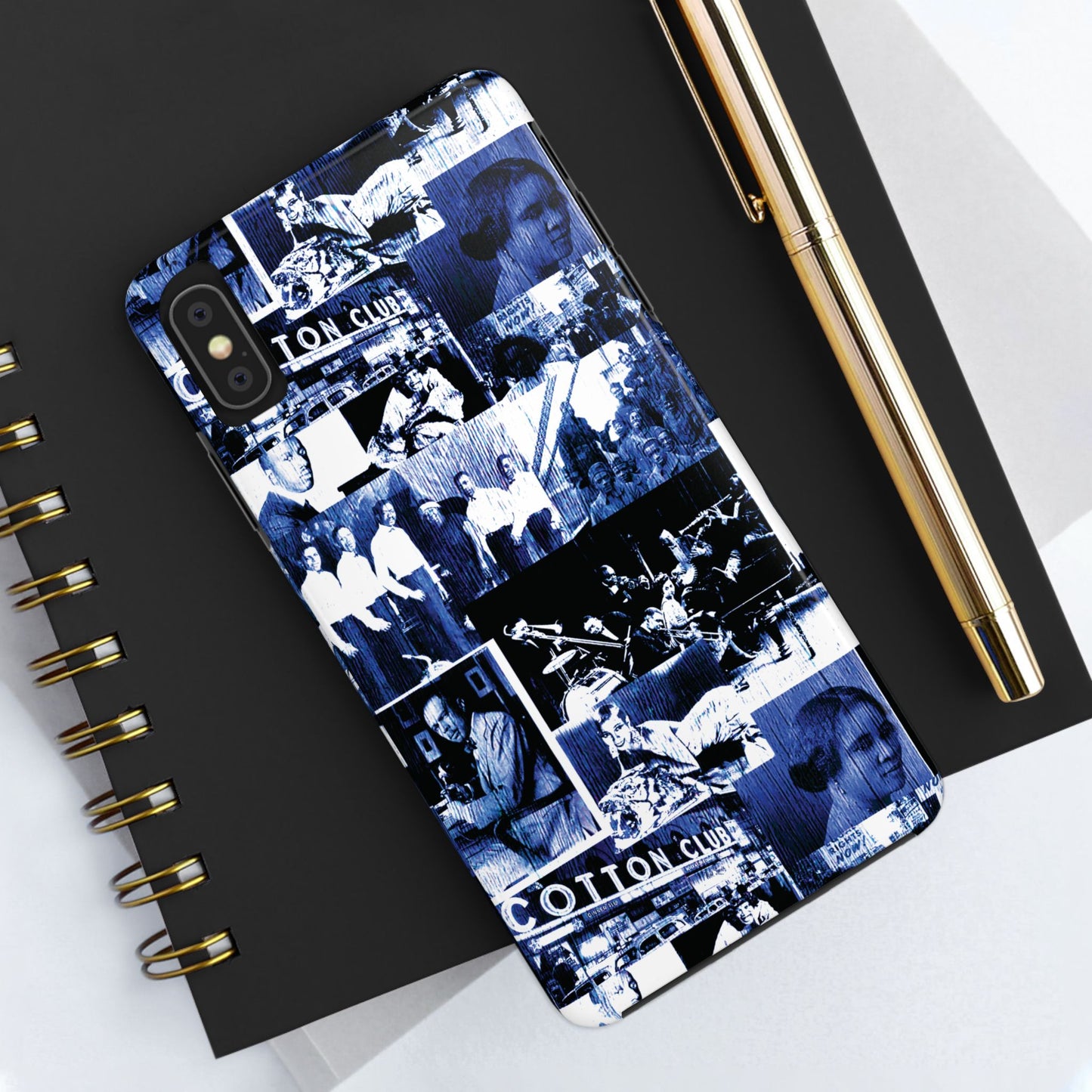 Black History 1920's Greatness (Blue) (Black Version) iIPhone Case