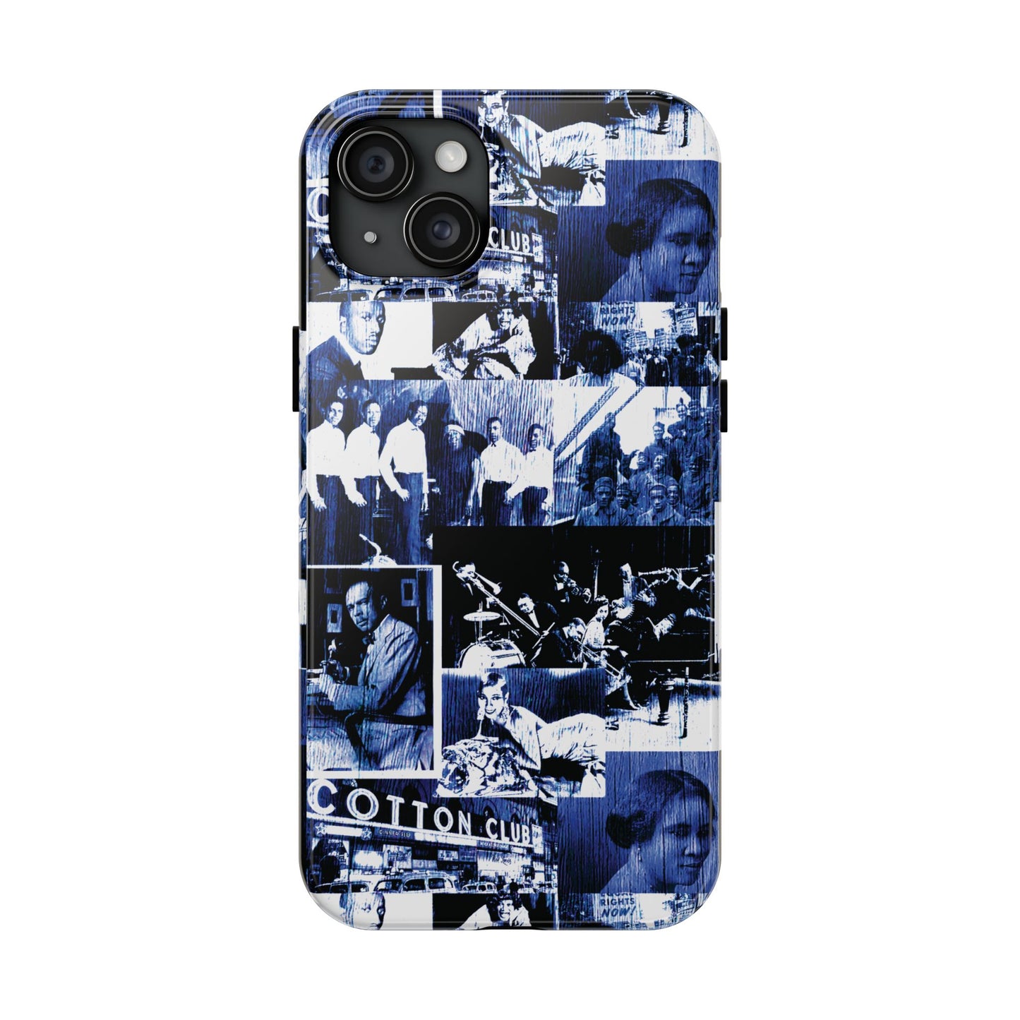 Black History 1920's Greatness (Blue) (Black Version) iIPhone Case