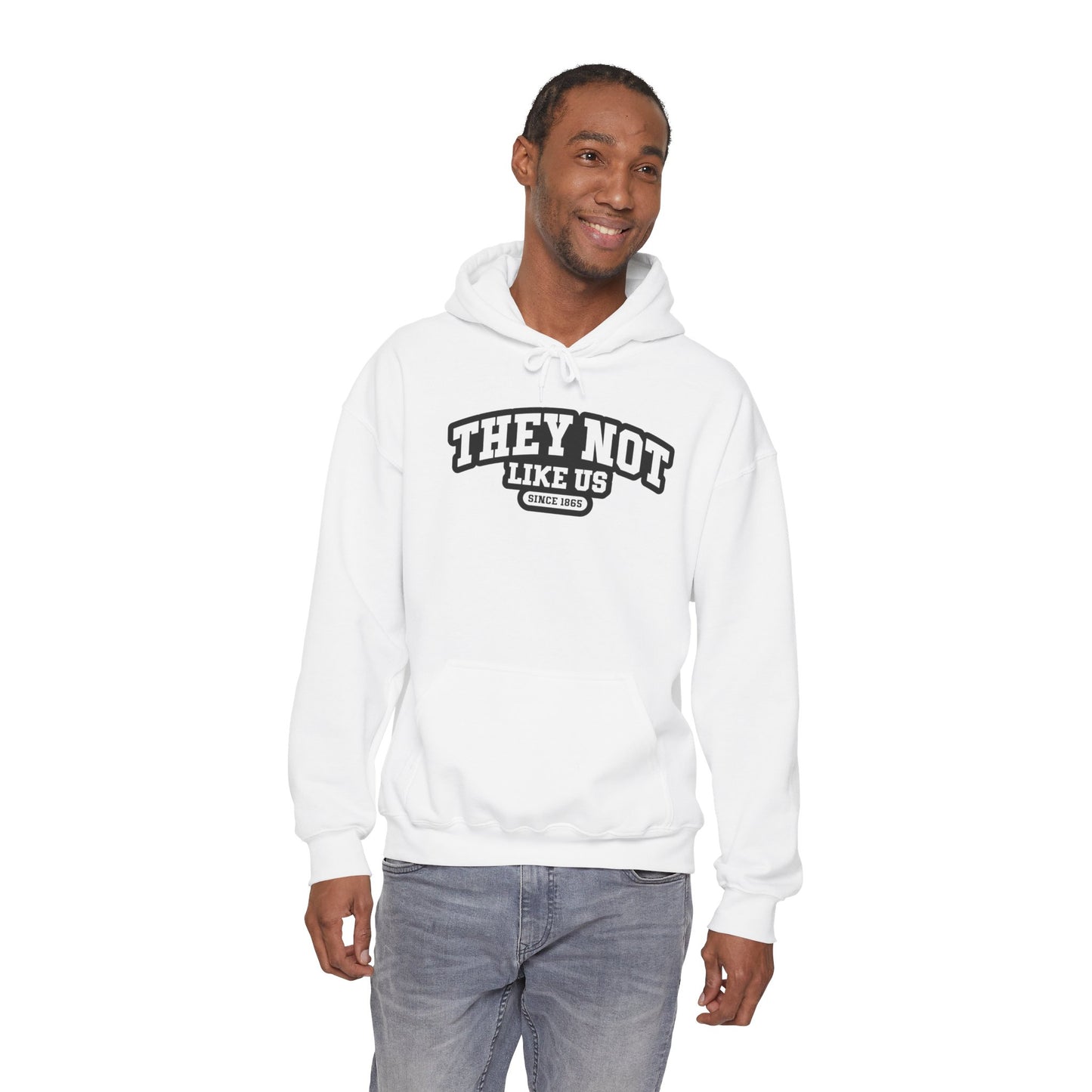 hey Not Like Us| Version 1| Black Font |Hooded Sweatshirt