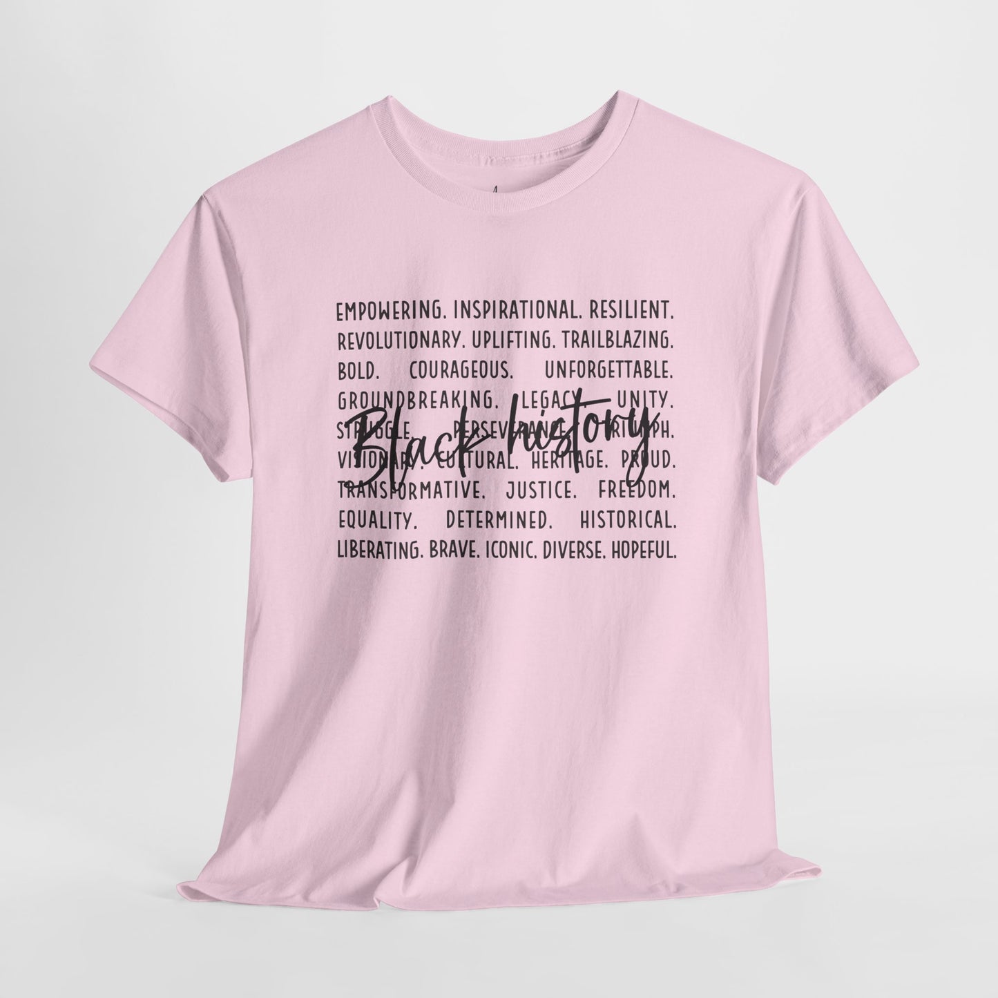 Black History - Empowerment | Black Font | T-Shirt