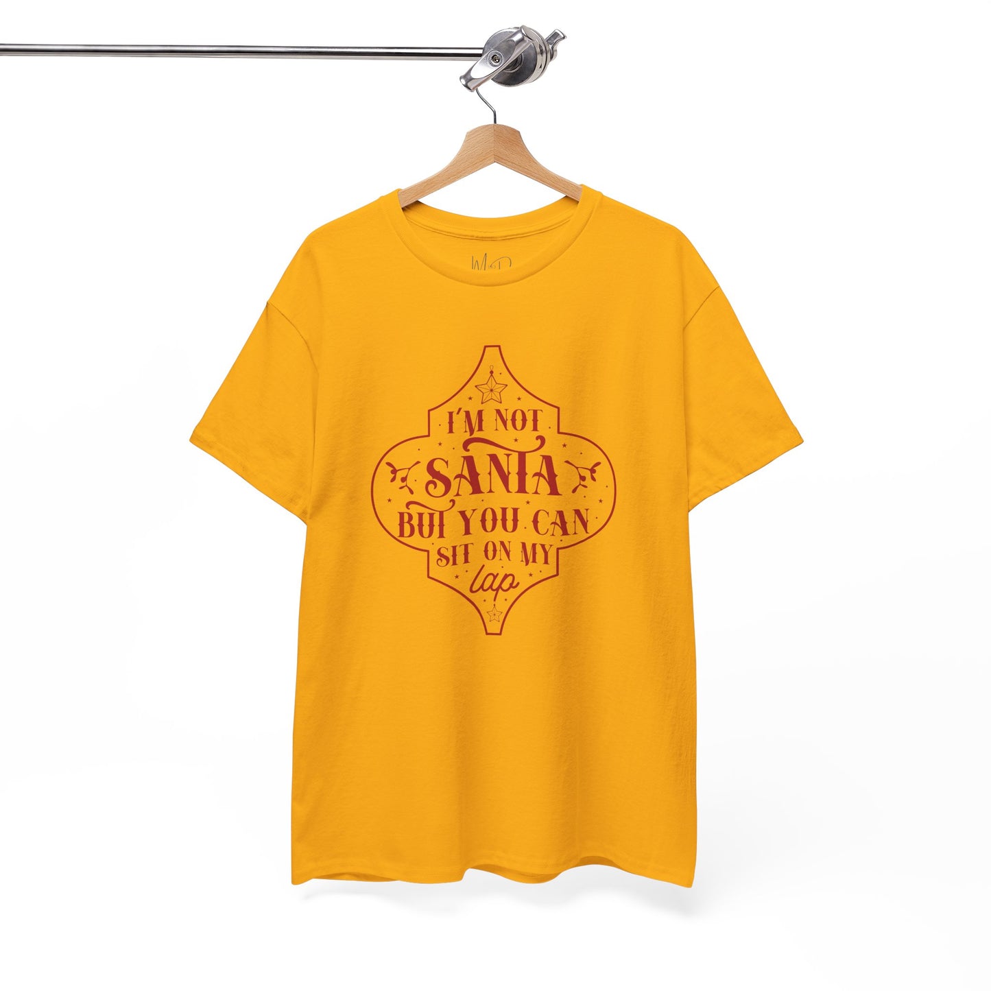I’m Not Santa, But You Can Sit on My Lap | T-Shirt | Red Print