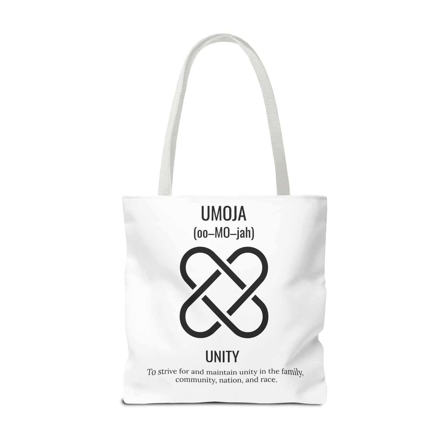 Umoja (Day 1) |Unity | Tote Bag | White