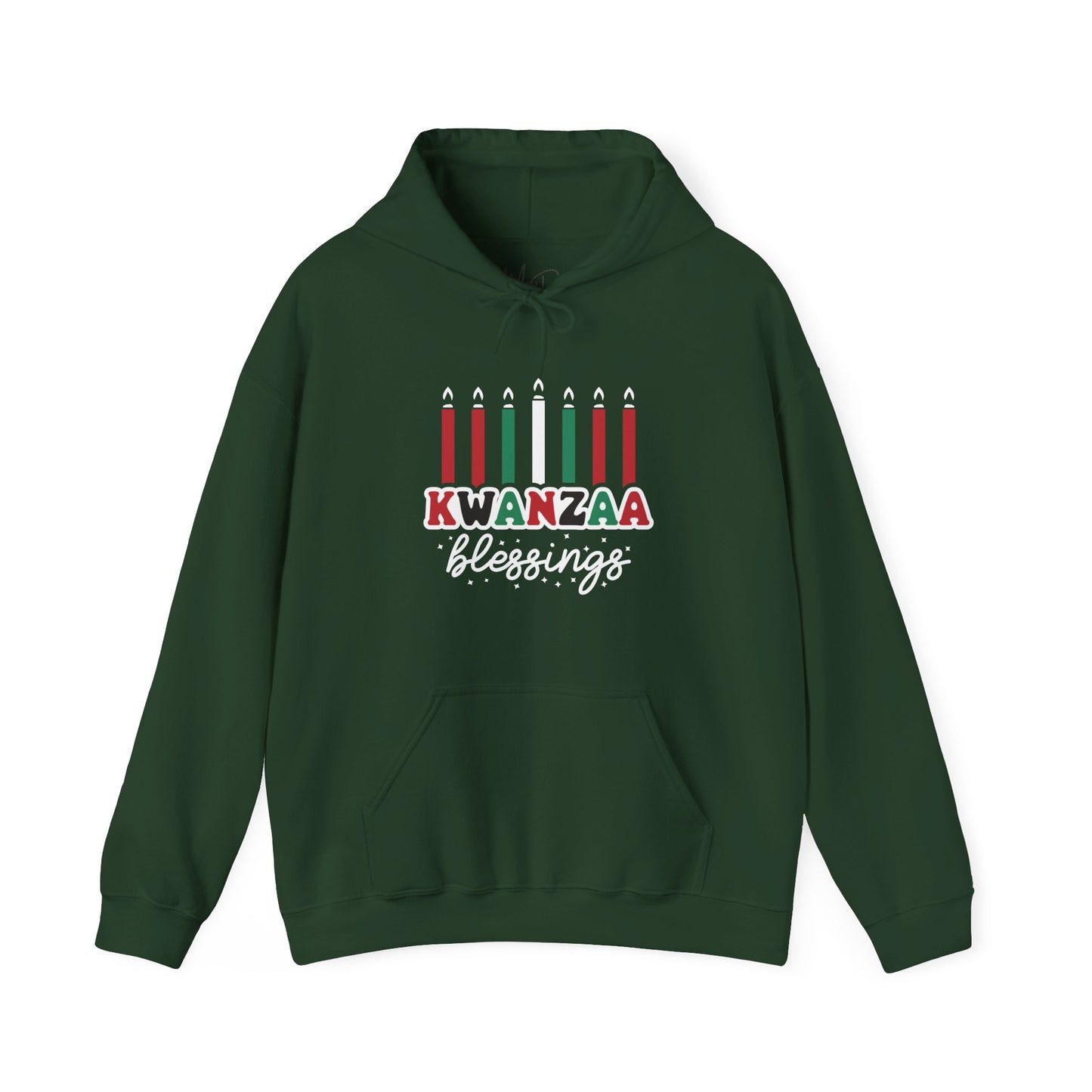 Kwanza Blessings | Version 1|Hooded Sweatshirt