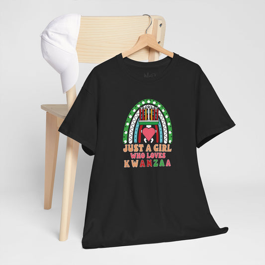 Just A Girl Who Loves Kwanza | Version 1| T-Shirt