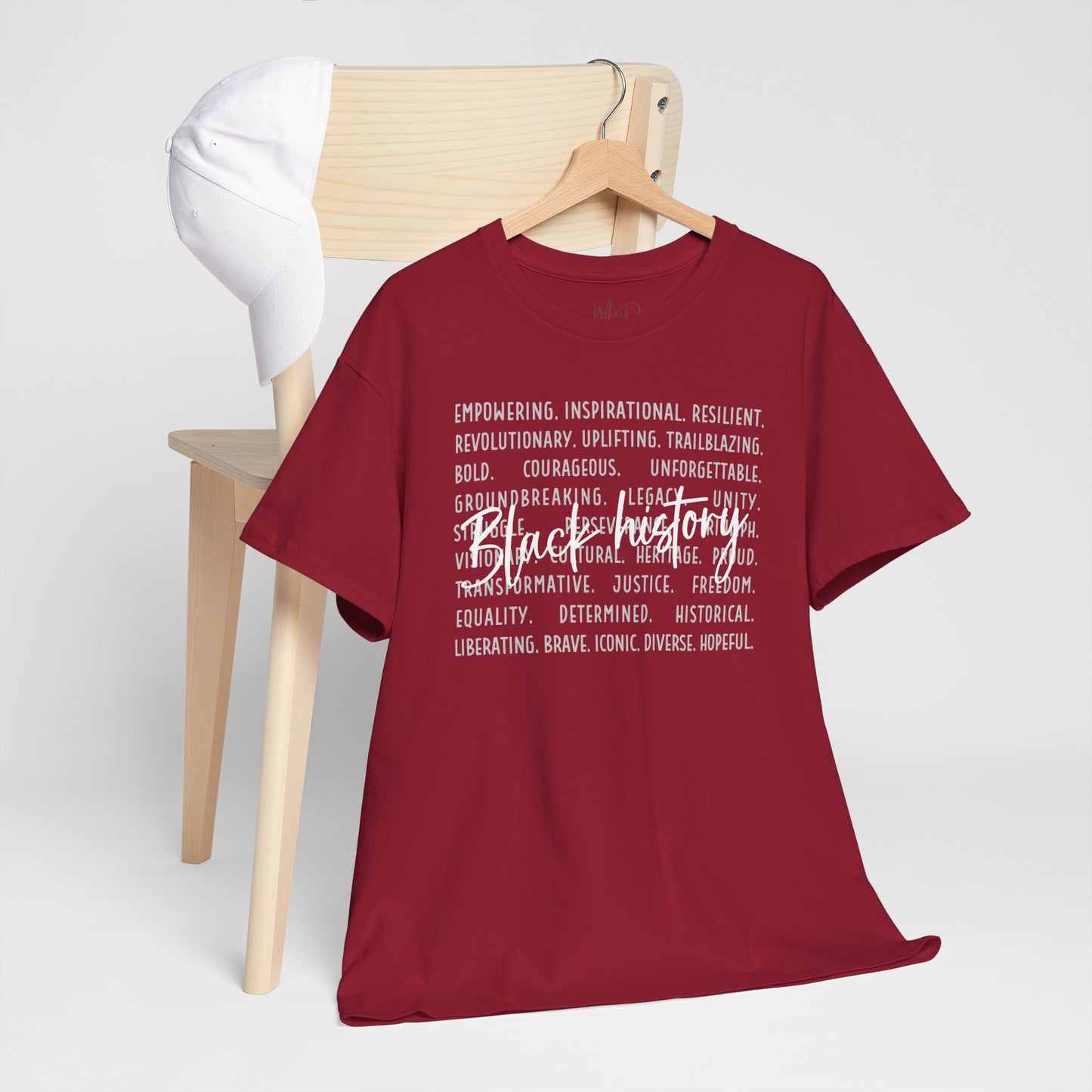 Black History - Empowerment | White Font | T-Shirt