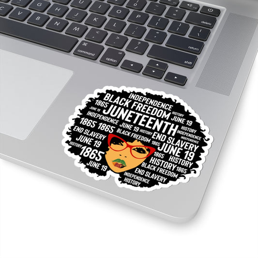 Juneteenth Classy Women's (Version 1)| Kriss-Cut Stickers