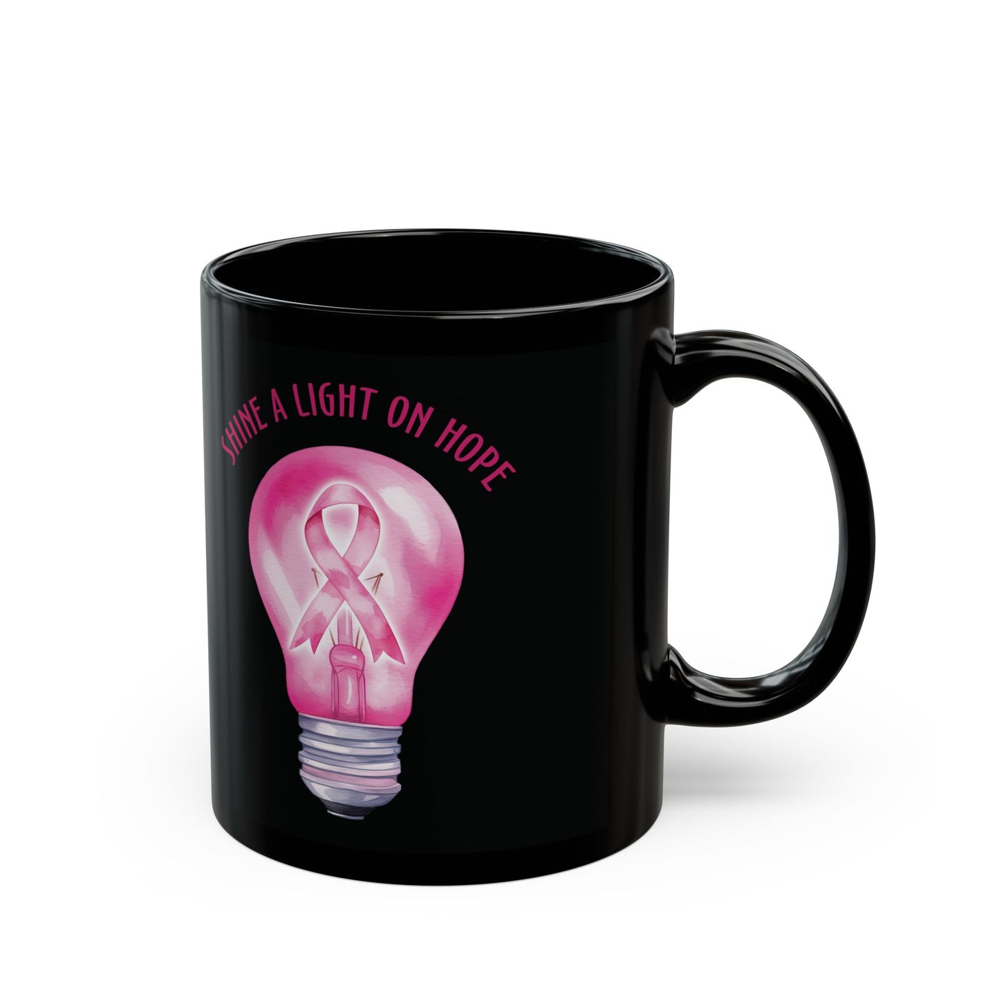 Shine A Light On Hope (Black Version) | Coffee & Tea Mug | 2-Sided Print| 11 Oz